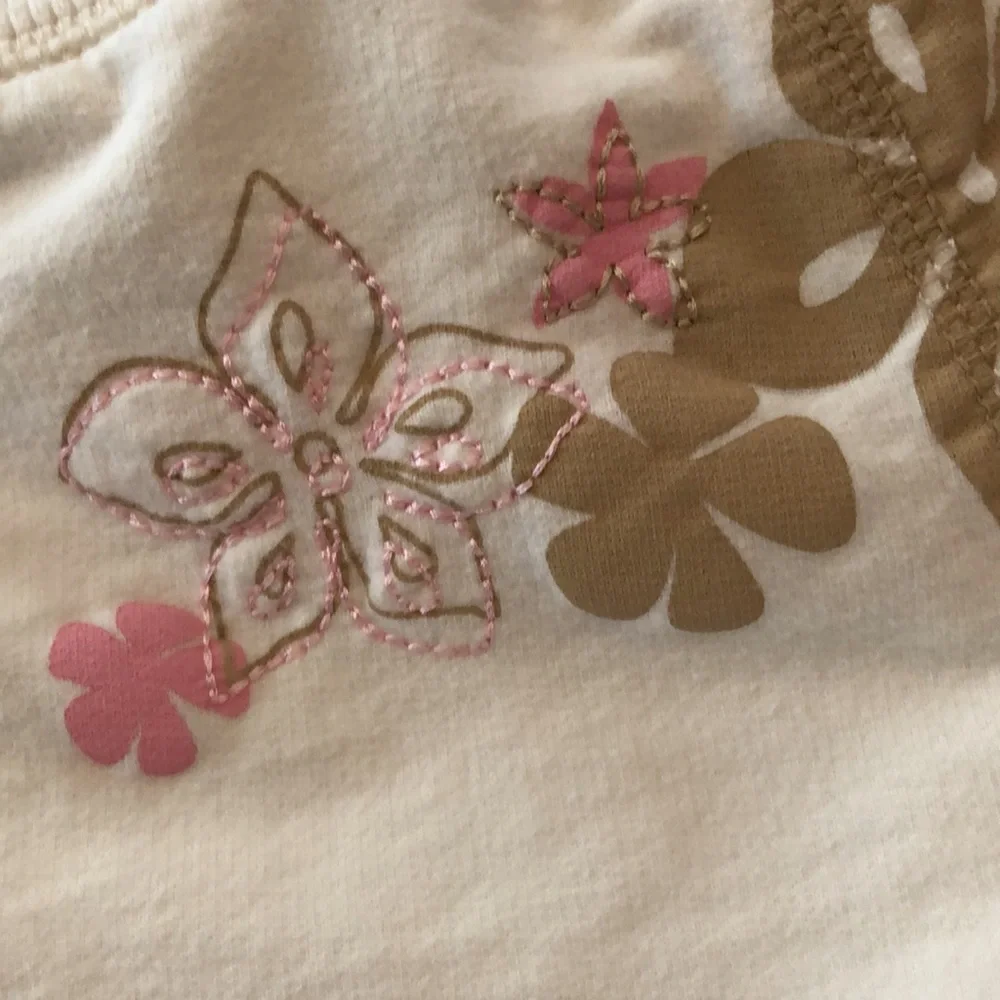 GapKids Off White Pull On Shorts Size Medium 8 Floral
